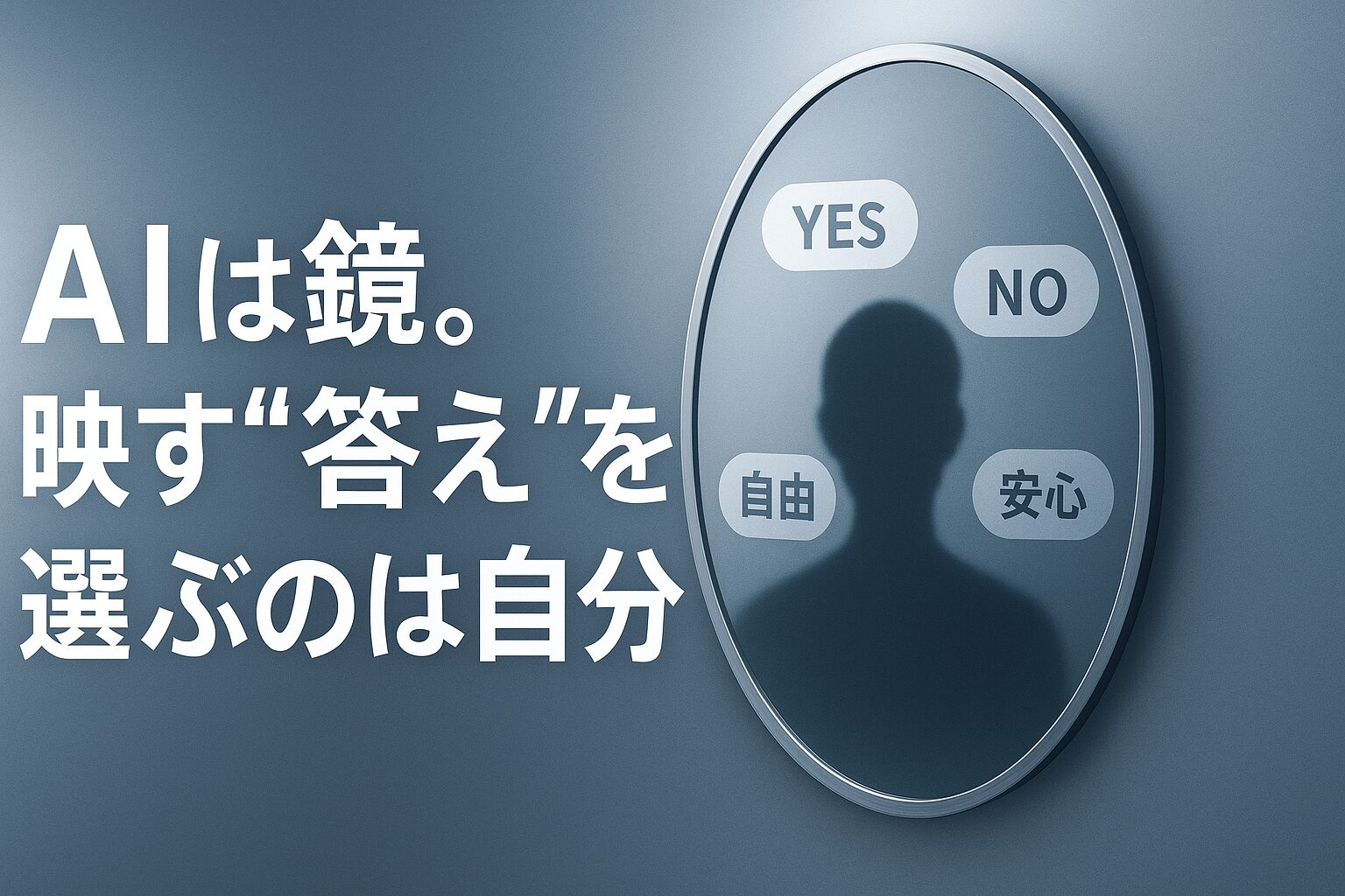 AIは鏡。映す“答え”を選ぶのは自分
